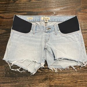 Madewell maternity shorts